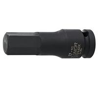 UNIOR 615223 - Llave de vaso de impacto 1/2" con punta hexagonal 14 mm serie 231/4AHX