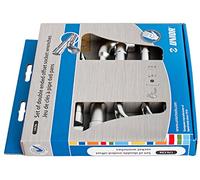 UNIOR 620581 - Juego de 6 llaves de pipa abiertas en caja de cartón de 8 a 19 mm serie 176CS6