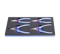 Unior 621061 - Juego de 4 alicates de arandelas en bandeja de plástico Serie 964/8ASOS