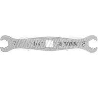Unior 7-8 Mm Clé à molette argent argent One Size