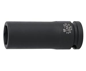 Unior 9607927 Long Douille à Choc, 1/5,1 cm, 21 mm