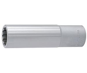 Unior 9610779 à Douille 12 pans Longue, 1/5,1 cm, 32 mm