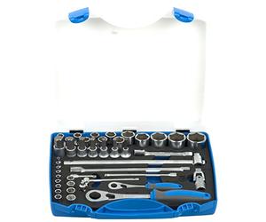 Unior 9611944 Jeu de Douilles, 1/2-1/10,2 cm, 4-32 mm