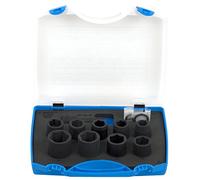 Unior 9612506 Impact Jeu de Douilles, 1/5,1 cm, 15-30 mm