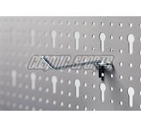 Unior 997.1 Crochets universels simples pour mâchoires perforées en kit, 10 pièces, 100mm