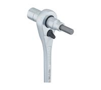 Unior Bike Tools Clef à Cliquet pour Pédalier 3/8" 14 x HX8 1621/1ABI rouge universal