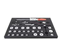 Unior Ensemble de Presse à roulement Set Outils, Rouge, Taille Unique