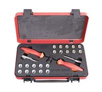 Unior 1695mb1_us Pedal Thread Repair And Insert Kit Rouge
