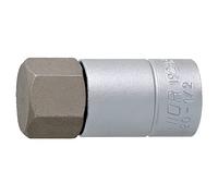 Unior Tool's Douille tournevis hexagonale 1/2" 4 Argent