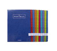 Unipapel 98431099. Lot de 10 cahiers Couverture souple A5 + 48 feuilles quadrillées 4 x 4 mm 90 g Assortiment de couleurs aléatoires