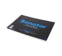 Unipapel Blocks 37002210. Bloc de dessin micro-perforé Senator, 2 trous, papier 150 g, collé en masse, ACID FREE, certifié FSC, noyer, A4