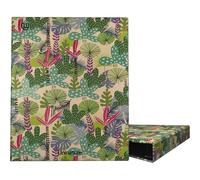 Unipapel - Classeur à anneaux A4 écologique, carton et papier, 100% recyclé, 4 anneaux de 25 mm, forme D, Uninature Design Amazonas, FSC Recycled 100%, parfait pour ranger des documents et des notes