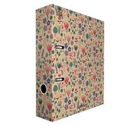 Unipapel - Classeur AZ, 2 anneaux avec levier Kraft A4, 100% recyclé, dos 65 mm, avec œillet et Rado, Uninature Design Hollande, FSC Recycled 100%, parfait pour le bureau à domicile