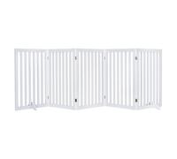 unipaws Barrière autoportante de 91,4 cm de hauteur pour chien et chat, grande barrière en bois pour porte, escaliers, séparateur de pièce pour chien, clôture pliable pour animal de compagnie