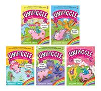 Unipiggle the Unicorn Pig Series 5 Books Collection Set par Hannah Shaw (Unicorn Muddle, Dragon Trouble, Mermaid Mayhem, Witch Emergency et Camping Chaos)