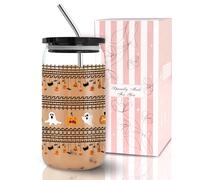 Unipinkart Tasse caf message cach 453,6 g pour Halloween, tasse en verre effrayante, panier Boo, cadeau d'automne, cadeau Gag, gobelet
