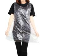 UniPleased Lot de 50 tabliers jetables en polyester transparent 61 x 94 cm