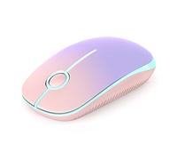 Unipows Souris sans fil - Souris d'ordinateur portable fine 2,4 G avec nano-récepteur, moins de bruit, souris optique mobile pour ordinateur portable, PC, ordinateur portable, ordinateur, Mac (dégradé