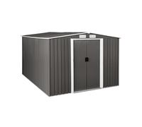 Uniprodo Abri de jardin en métal - 313 x 179 x 258 cm UNI_MS_04