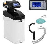 Adoucisseur D'Eau Volumétrique Électronique Régénération Auto Bac à Saumure 6,5L - Noir, Blanc, Gris