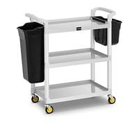 Uniprodo Chariot de service pour hôtel - 150 kg - 2 récipients UNICLEAN 150