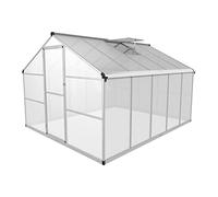 Uniprodo UNI_GREEN HOUSE_04 Serre de jardin polycarbonate 310 x 250 x 195 cm polycarbonate + aluminium Mini serre de jardin serre de jardin