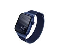 Uniq Case Dante Armband pour Apple Watch 1/2/3/4/5/6/7/8/9/SE/SE2 38/40/41 mm Edelstahl blau/marineblau Handyhülle