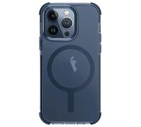 Uniq Combat iPhone 15 Pro 6,1 Housse Magclick Charging bleu/bleu fumé Housse pour téléphone portable