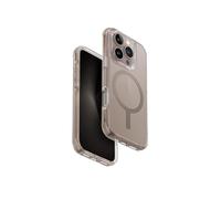 UNIQ Coque de téléphone de combat compatible avec iPhone 16 PRO (2024) 6.3", charge MAGCLICK (or taupe)