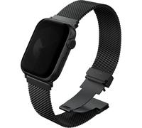 UNIQ Dante Pro Strap Apple Watch 42/41/40mm acier inoxydable graphite noir
