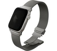 UNIQ Dante Pro Strap Apple Watch 42/41/40mm acier inoxydable titane argenté