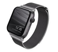 UNIQ Dante strap Apple Watch Series 4/5/6/7/8/SE/SE2 38/40/41mm Acier inoxydable graphite/graphite