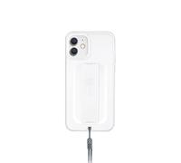 UNIQ HELDRO - Coque de Protection Robuste avec Lanière de Maintien et Sangle Solide - Résistance aux Chutes et aux chocs (iPhone 12/12Pro, Givre)