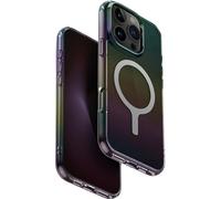 Uniq Iridescia Coque Pour Iphone 16 Pro Magclick Charging Minuit