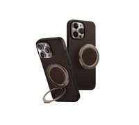 UNIQ KEVA Air Coque pour iPhone 16 Pro Max avec Anneau de Support Gripfit Marron