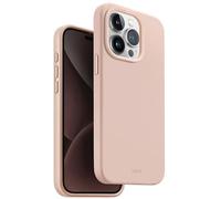 Uniq Lino Hue iPhone 15 Pro 6,1 Housse Magclick Charging rose/blush pink Housse téléphone portable