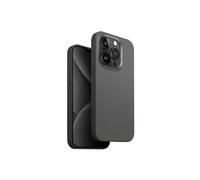UNIQ Lyden DS - Coque Compatible avec iPhone 15 Pro, Compatible avec Charge magnétique MagClick (Rhino/Noir)