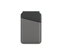 UNIQ LYDEN DS Porte-cartes magnétique anti-RFID avec support, RHINO GRIS/NOIR, Porte-cartes magnétique avec support