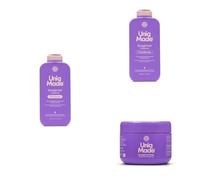 UNIQ MADE - Shampooing Cheveux Lisses 350 mL + Après-Shampooing Cheveux Raides 350 ml + Masque Capillaire Lissant 250 ml