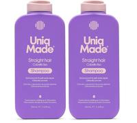 UNIQ MADE - Shampooing Cheveux Lisses 350 mL | Lissage Intense et Réparation des Pointes | Soin Professionnel à l’Aloe Vera et Avoine | Cheveux Doux, Brillants et Disciplinés | Formule Naturelle