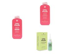 UNIQ MADE - Shampooing pour Cheveux Ondulés 350 mL + Après-Shampooing Cheveux Ondulés 350 ml + Rosemary Booster 8mL
