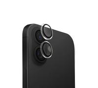 UNIQ OPX Protecteur d'objectif d'appareil photo compatible avec iPhone 16 et iPhone 16 Plus - Cristal (transparent)