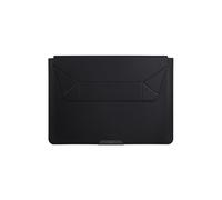 Uniq Oslo Housse pour Ordinateur Portable avec Support Pliable jusqu'à 14" Noir de Jais