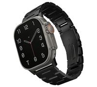 UNIQ Osta Apple Watch 4/5/6/7/SE/8/9/Ultra 44/45/49mm Acier inoxydable noir minuit