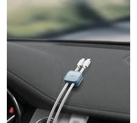 Uniq Pod Organisateur de câbles auto-adhésifs Lot de 8 pièces Bleu/Arctic Blue