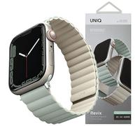 Uniq Strap Revix Apple Watch Series 4/5/6/7/8/Se/Se2/Ultra 42/44/45Mm. Magnétique Réversible Beige-Sage/Beige-Sage