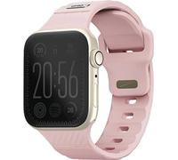 UNIQ Stride Apple Watch Series1/2/3/4/5/6/7/8/9/SE/SE2 38/40/41mm Bracelet en caoutchouc FKM rose pâle