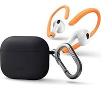 Uniq ?tui Nexo AirPods 3 gen + Ear Hooks Silicone szary/grey, ?tui pour ?couteurs + casque, Gris