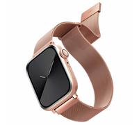 Uniq Uniq Bracelet Dante Mesh Milanese en acier Watch Series 1 t/m 9 / SE (38/40/41 mm) | Series 10 / 11 (42 mm) Rose Rose dorée