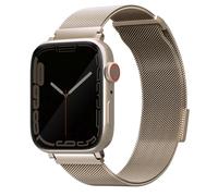 Uniq Uniq Bracelet Dante Mesh Milanese en acier Watch Series 1 t/m 9 / SE (38/40/41 mm) | Series 10 / 11 (42 mm) Starlight Beige